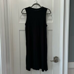 Time and Tru Black Sleeveless Dress Size Medium (8-10) 95% Rayon 5% Spandex